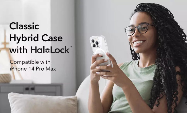 ESR Branded Clear MagSafe Shockproof Hybrid Hardshell Phone Case with HaloLock Feature- for Apple iPhones/14 Series - Super Savings Technologies Co.,LTD ESR Branded Clear MagSafe Shockproof Hybrid Hardshell Phone Case with HaloLock Feature- for Apple iPhones/14 Series - Super Savings Technologies Co.,LTD